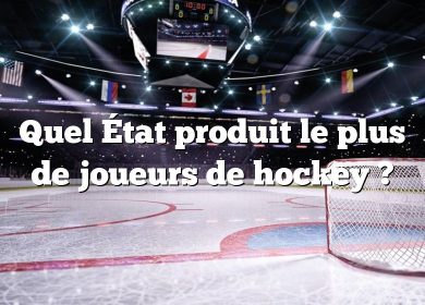 Quel État produit le plus de joueurs de hockey ?